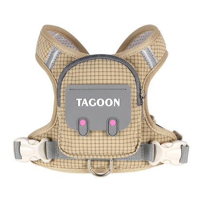 Arnés de mochila para perro con correa
